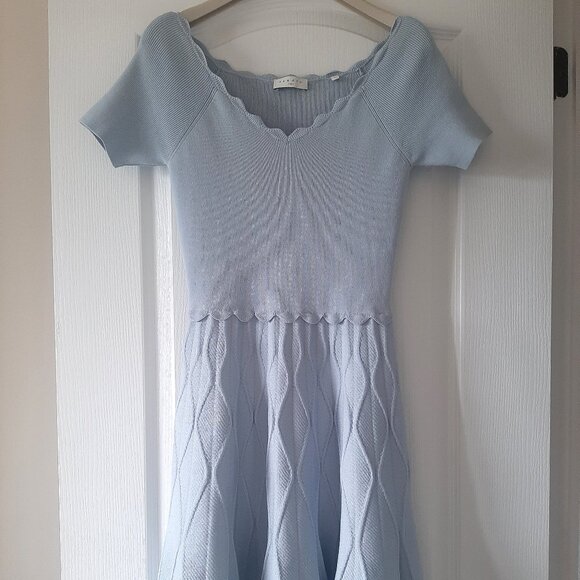 Sandro Meissa Short-Sleeve Fit & Flare Knit Dress - Picture 4 of 16